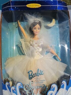 Barbie Swan Lake Swan Queen Collector Edition Doll - White Sparkle Gown, Never O